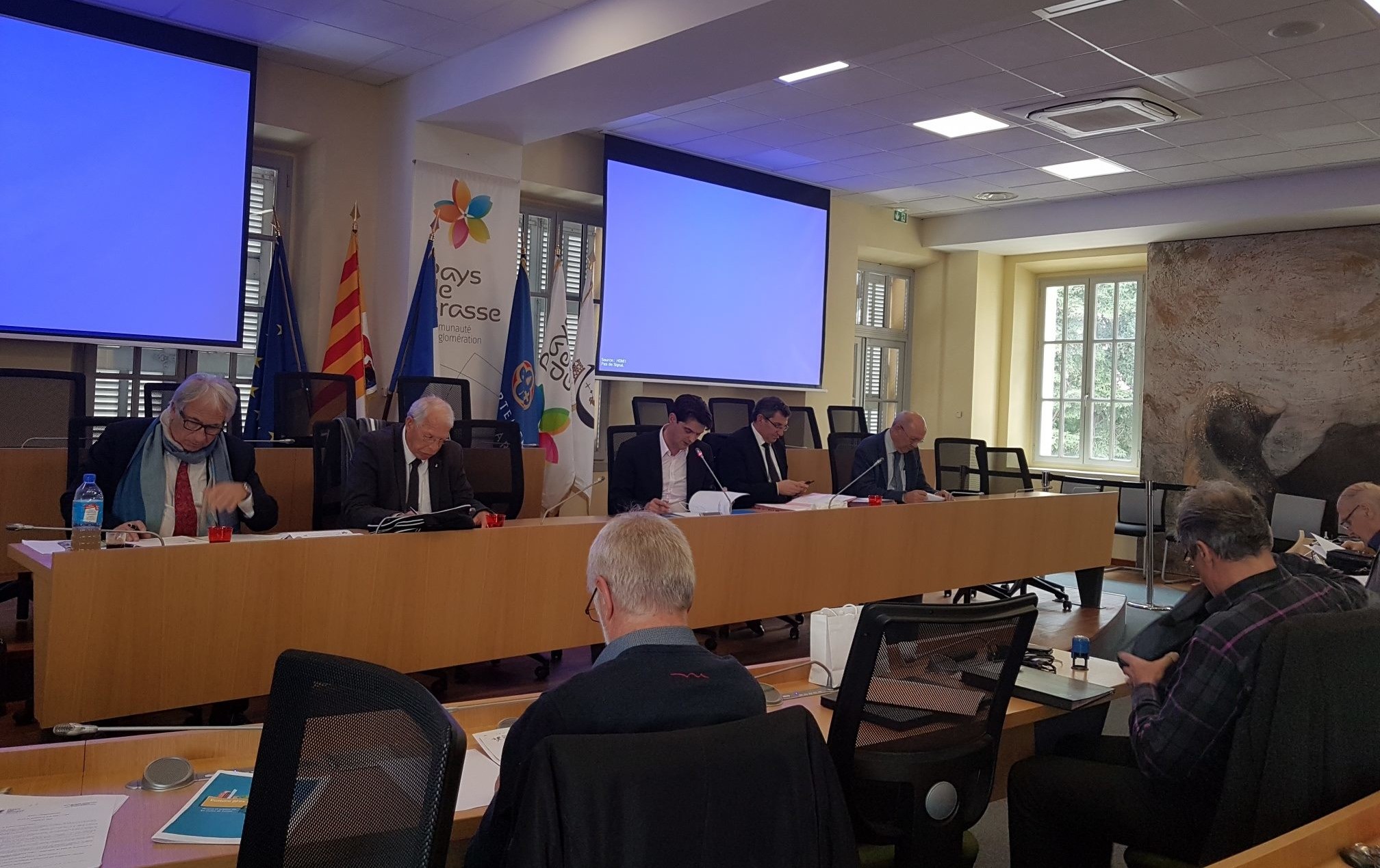 Bureau des Maires de la Communauté d'Agglomération du Pays de Grasse du 13-04-2018