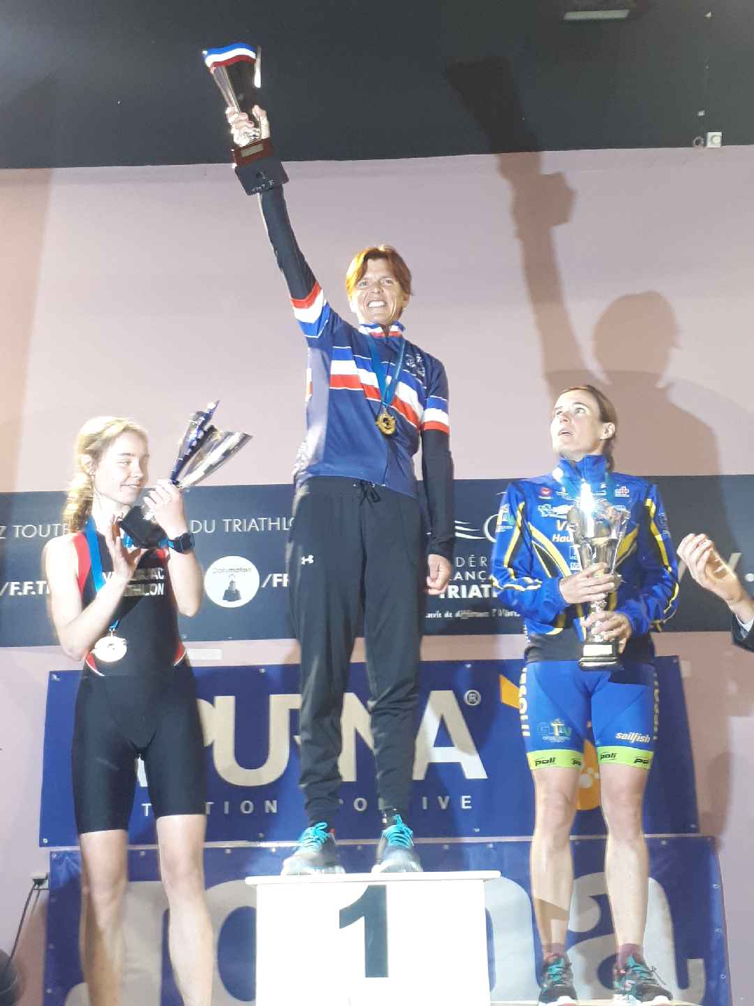 Victoire de Céline Bousrez, au championnat de France de Duathlon Longue