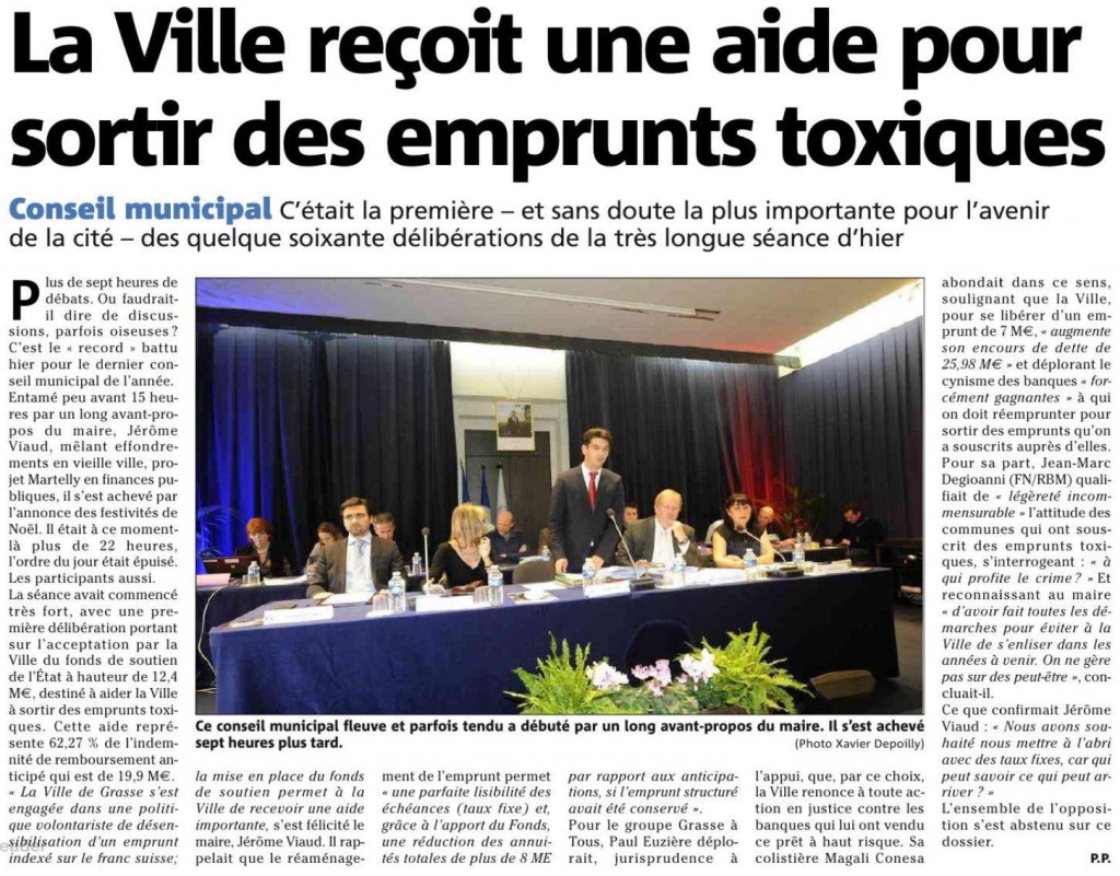 conseil municipal nice matin