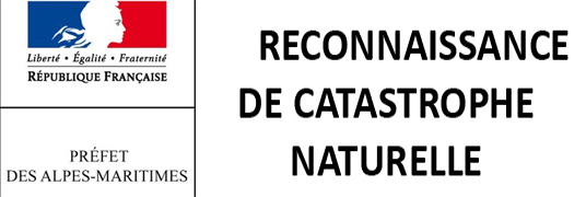 Reconnaissance catastrophe naturelle - Alpes-Maritimes 06